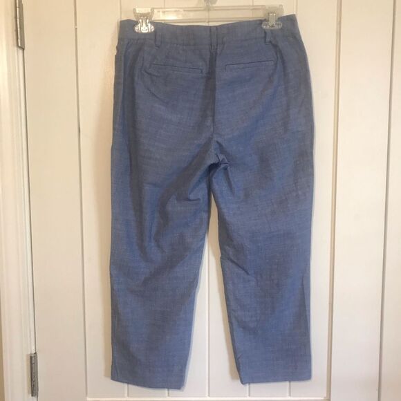 Talbots Zip Front Perfect Crop Pants SZ 2P - Picture 2 of 6